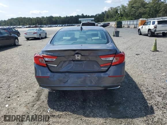 2020 Honda Accord EX with VIN 1HGCV3F43LA000777, listed as a Copart auction lot 71613145 with 107,312 mi miles and Salvage title. Bid and sale history available at DreamBid. Image 6.