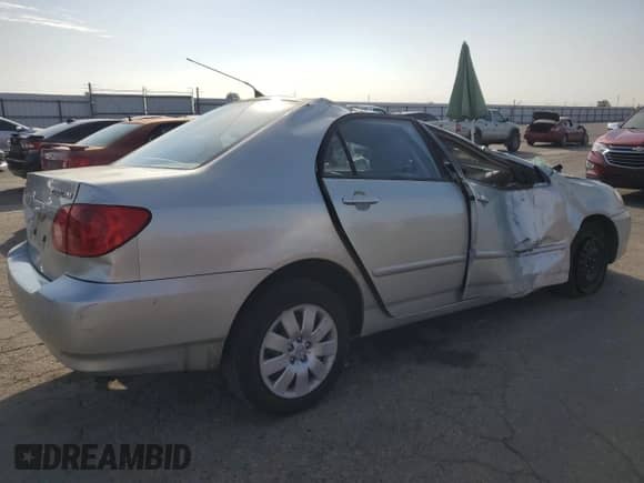 2003 Toyota Corolla LE с VIN JTDBR32E030019984, выставлен на аукционе Copart как лот 81884265 с пробегом 34 958 миль миль и На запчасти • Non repairable. История ставок и продаж доступна на DreamBid. Изображение 3.