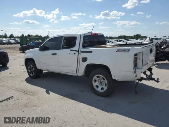 2022 Chevrolet Colorado 4WD Z71 with VIN 1GCGTDEN8N1243459, listed as a Copart auction lot 62418565 with 90,865 mi miles and Salvage title. Bid and sale history available at DreamBid. Image 2.