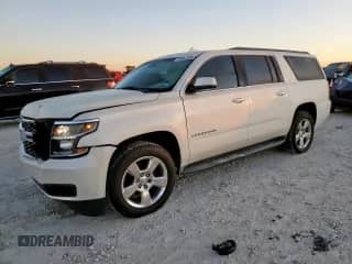 2015 Chevrolet Suburban LT z VIN 1GNSCJKC5FR528464, wystawiony jako Copart lot #91061525 z przebiegiem 164 869 mil mil oraz Szkoda całkowita • Salvage title. Historia ofert i sprzedaży dostępna na DreamBid. Obrazek 1.