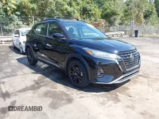 2021 Nissan Kicks SR with VIN 3N1CP5DV4ML512626, listed as a IAAI auction lot 43286415 with 38,090 mi miles and . Bid and sale history available at DreamBid. Image 1.