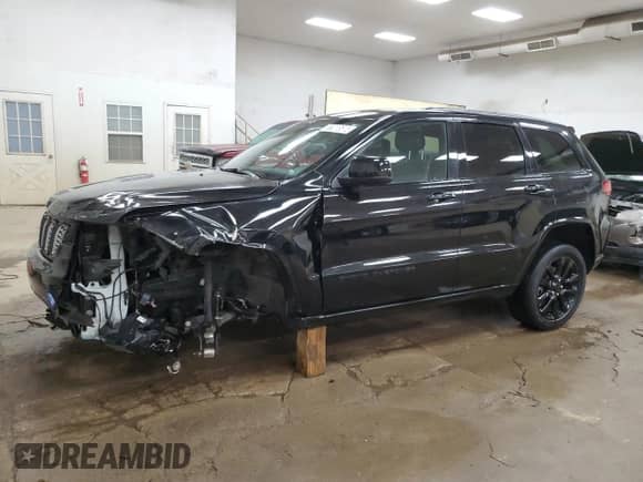 2021 Jeep Grand Cherokee Laredo X with VIN 1C4RJFAG3MC889027, listed as a Copart auction lot 65213615 with 60,459 mi miles and Non repairable. Bid and sale history available at DreamBid. Image 1.