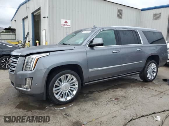 2019 Cadillac Escalade ESV Platinum с VIN 1GYS3KKJ7KR211397, выставлен на аукционе Copart как лот 79491374 с пробегом Не указан миль и Списание • Salvage title. История ставок и продаж доступна на DreamBid. Изображение 1.