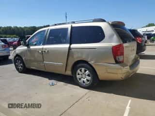 2007 Hyundai Entourage GLS с VIN KNDMC233376024777, выставлен на аукционе Copart как лот 71625235 с пробегом 221 868 миль миль и Списание • Salvage title. История ставок и продаж доступна на DreamBid. Изображение 2.