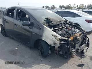 2012 Toyota Prius One with VIN JTDKN3DU6C5493389, listed as a IAAI auction lot 41588307 with Not provided miles and . Bid and sale history available at DreamBid. Image 1.