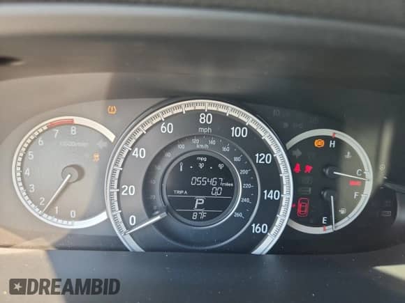 2017 Honda Accord EX-L with VIN 1HGCR2F85HA234671, listed as a Copart auction lot 70567155 with 55,467 mi miles and Salvage title. Bid and sale history available at DreamBid. Image 9.