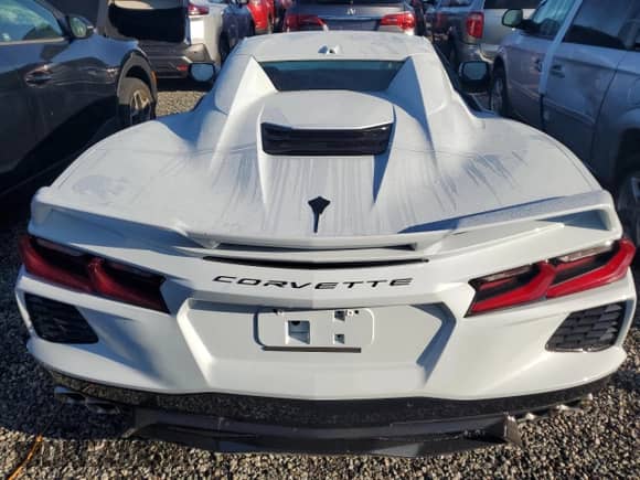 2022 Chevrolet Corvette 3LT z VIN 1G1YC3D44N5123313, wystawiony jako Copart lot #74459254 z przebiegiem 537 mil mil oraz Nie do naprawy • Non repairable. Historia ofert i sprzedaży dostępna na DreamBid. Obrazek 6.