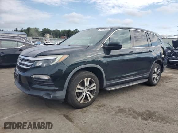 2016 Honda Pilot EX-L z VIN 5FNYF6H79GB019485, wystawiony jako Copart lot #71178525 z przebiegiem 96 398 mil mil oraz Szkoda całkowita • Salvage title. Historia ofert i sprzedaży dostępna na DreamBid. Obrazek 1.