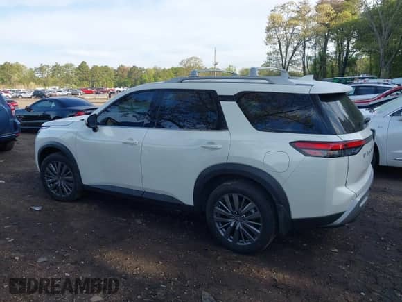 2024 Nissan Pathfinder SL with VIN 5N1DR3CD3RC265901, listed as a IAAI auction lot 42157330 with 29,804 mi miles and . Bid and sale history available at DreamBid. Image 14.