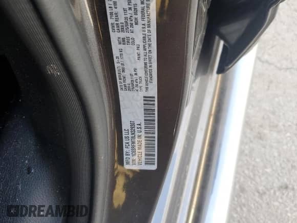 2020 Ram 1500 Big Horn with VIN 1C6SRFMT8LN329307, listed as a Copart auction lot 47875235 with 46,164 mi miles and Salvage title. Bid and sale history available at DreamBid. Image 12.