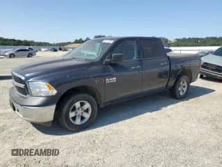 2018 Ram 1500 Tradesman z VIN 1C6RR7KM7JS267879, wystawiony jako Copart lot #59971235 z przebiegiem 150 651 mil mil oraz Czysty tytuł • Clean title. Historia ofert i sprzedaży dostępna na DreamBid. Obrazek 1.