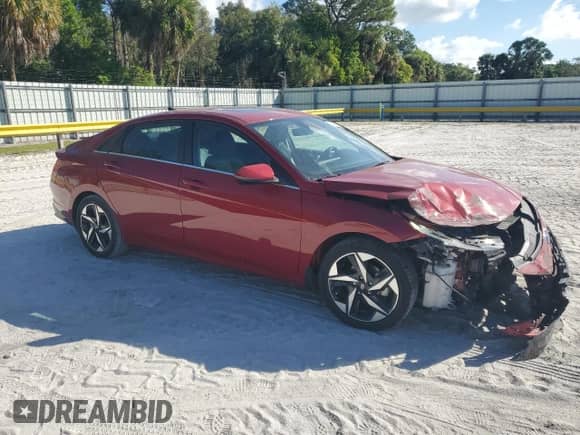 2023 Hyundai Elantra Limited z VIN KMHLN4AJ7PU057078, wystawiony jako Copart lot #87433815 z przebiegiem 63 552 mil mil oraz Nie do naprawy • Non repairable. Historia ofert i sprzedaży dostępna na DreamBid. Obrazek 4.