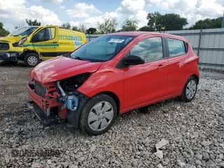 2016 Chevrolet Spark LS с VIN KL8CB6SA1GC580747, выставлен на аукционе Copart как лот 70917455 с пробегом 56 462 миль миль и Списание • Salvage title. История ставок и продаж доступна на DreamBid. Изображение 1.