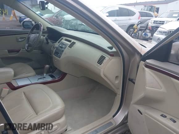 2007 Hyundai Azera SE с VIN KMHFC46F37A152620, выставлен на аукционе IAAI как лот 42688565 с пробегом 143 015 миль миль и . История ставок и продаж доступна на DreamBid. Изображение 5.