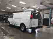 2009 Chevrolet Express Cargo with VIN 1GCGG25C091130523, listed as a IAAI auction lot 42279113 with 176,111 mi miles and . Bid and sale history available at DreamBid. Image 3.