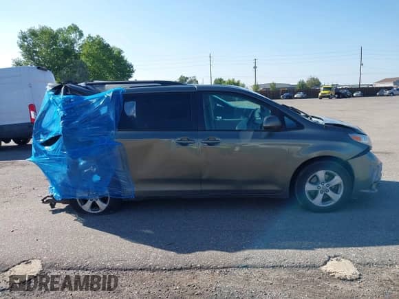 2012 Toyota Sienna LE AAS with VIN 5TDKK3DC6CS209348, listed as a IAAI auction lot 43310459 with Not provided miles and . Bid and sale history available at DreamBid. Image 13.