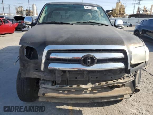 2005 Toyota Tundra SR5 z VIN 5TBRU34155S455441, wystawiony jako Copart lot #89533205 z przebiegiem 166 712 mil mil oraz Szkoda całkowita • Salvage title. Historia ofert i sprzedaży dostępna na DreamBid. Obrazek 5.