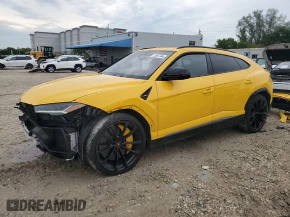 2020 Lamborghini Urus with VIN ZPBUA1ZL5LLA07121, listed as a Copart auction lot 71397704 with 36,313 mi miles and Salvage title. Bid and sale history available at DreamBid. Image 1.