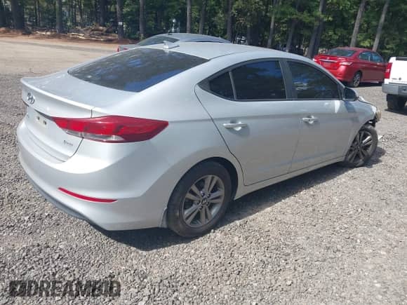 2018 Hyundai Elantra SEL with VIN KMHD84LF7JU591659, listed as a IAAI auction lot 43356942 with 146,000 mi miles and . Bid and sale history available at DreamBid. Image 4.