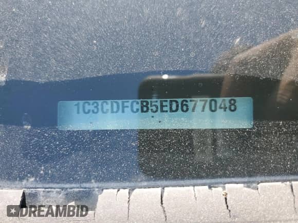 2014 Dodge Dart Limited with VIN 1C3CDFCB5ED677048, listed as a Copart auction lot 81418135 with 94,063 mi miles and Salvage title. Bid and sale history available at DreamBid. Image 12.
