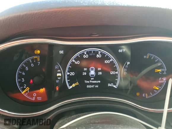 2018 Jeep Grand Cherokee Altitude with VIN 1C4RJEAGXJC197448, listed as a Copart auction lot 84834485 with 55,247 mi miles and Salvage title. Bid and sale history available at DreamBid. Image 9.