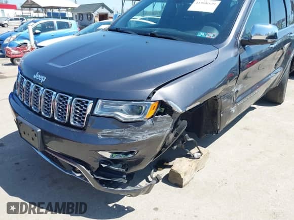 2017 Jeep Grand Cherokee Overland with VIN 1C4RJFCG0HC602990, listed as a IAAI auction lot 41998539 with 170,640 mi miles and . Bid and sale history available at DreamBid. Image 6.