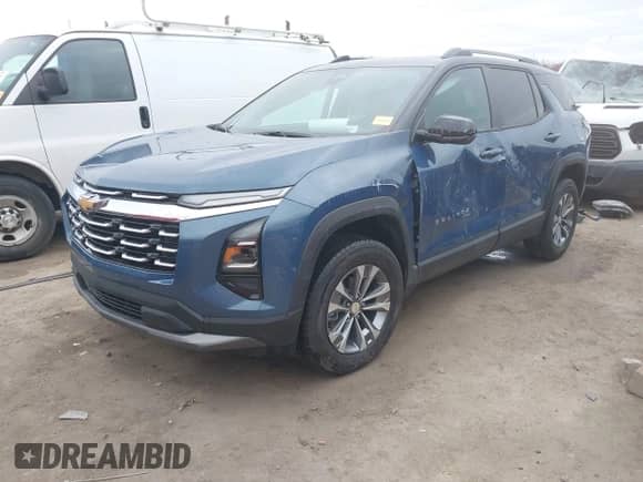 2025 Chevrolet Equinox FWD LT с VIN 3GNAXHEG1SL260859, выставлен на аукционе IAAI как лот 42027928 с пробегом 244 миль миль и . История ставок и продаж доступна на DreamBid. Изображение 2.