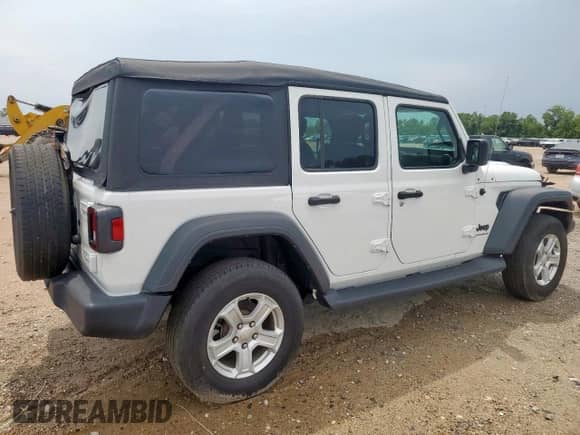 2023 Jeep Wrangler Willys Sport с VIN 1C4HJXDN4PW545253, выставлен на аукционе Copart как лот 70125505 с пробегом 37 323 миль миль и Списание • Salvage title. История ставок и продаж доступна на DreamBid. Изображение 3.