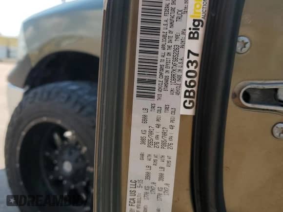 2015 Ram 1500 SSV с VIN 1C6RR7XTXFS652263, выставлен на аукционе Copart как лот 66556055 с пробегом 155 123 миль миль и Списание • Salvage title. История ставок и продаж доступна на DreamBid. Изображение 12.