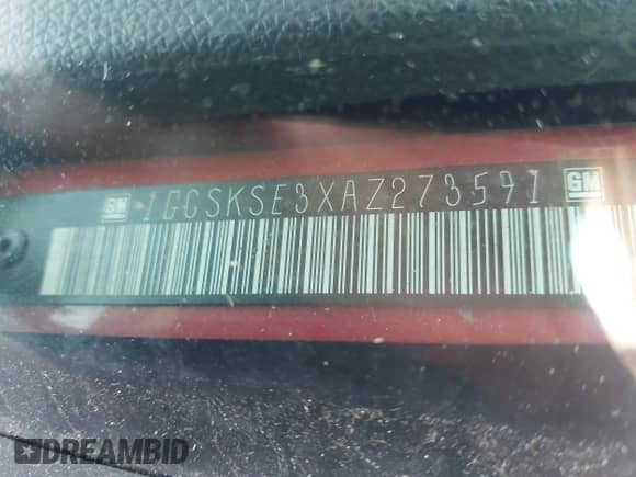 2010 Chevrolet Silverado 1500 LT with VIN 1GCSKSE3XAZ273591, listed as a IAAI auction lot 43371830 with 190,693 mi miles and . Bid and sale history available at DreamBid. Image 9.