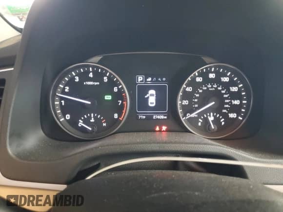 2018 Hyundai Elantra SEL z VIN 5NPD84LF0JH319355, wystawiony jako Copart lot #84877435 z przebiegiem 27 409 mil mil oraz Szkoda całkowita • Salvage title. Historia ofert i sprzedaży dostępna na DreamBid. Obrazek 9.