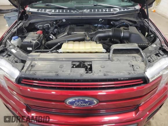 2019 Ford F-150 Lariat with VIN 1FTFW1E4XKFD33509, listed as a Copart auction lot 81870435 with 37,401 mi miles and Salvage title. Bid and sale history available at DreamBid. Image 11.