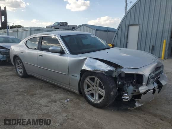 2006 Dodge Charger R/T with VIN 2B3KA53H66H210127, listed as a Copart auction lot 81818695 with Not provided miles and Salvage title. Bid and sale history available at DreamBid. Image 4.