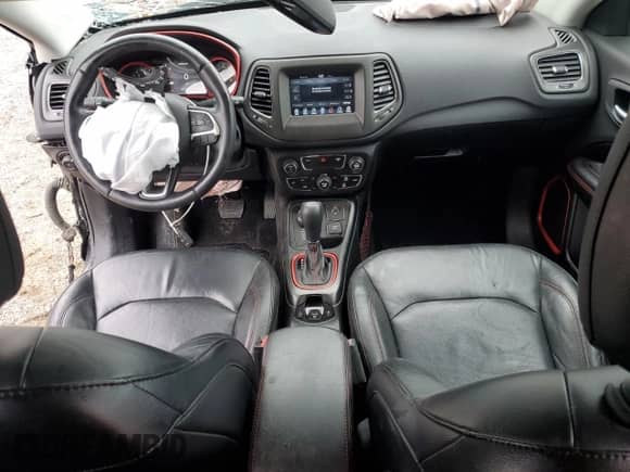 2017 Jeep Compass Trailhawk with VIN 3C4NJDDBXHT688190, listed as a Copart auction lot 63299085 with 104,758 mi miles and Clean title. Bid and sale history available at DreamBid. Image 8.