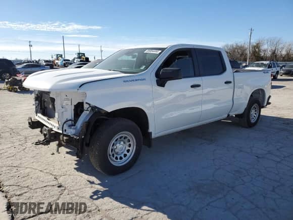 2023 Chevrolet Silverado 1500 Work Truck с VIN 3GCUDAED9PG326764, выставлен на аукционе Copart как лот 85954444 с пробегом 1 355 миль миль и Списание • Salvage title. История ставок и продаж доступна на DreamBid. Изображение 1.