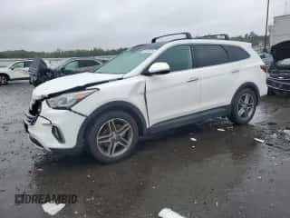 2017 Hyundai Santa Fe SE Ultimate z VIN KM8SRDHF0HU254242, wystawiony jako Copart lot #81252475 z przebiegiem 128 704 mil mil oraz Szkoda całkowita • Salvage title. Historia ofert i sprzedaży dostępna na DreamBid. Obrazek 1.