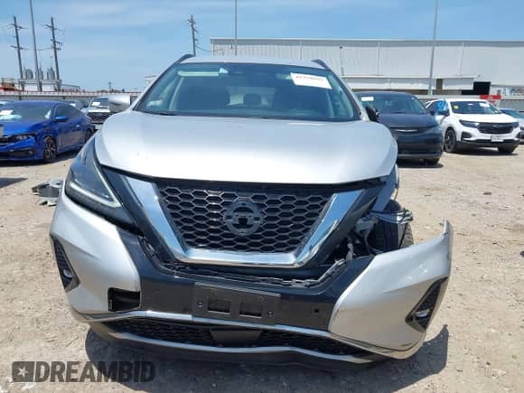 2023 Nissan Murano SV with VIN 5N1AZ2BSXPC136984, listed as a IAAI auction lot 42258891 with 35,997 mi miles and . Bid and sale history available at DreamBid. Image 13.
