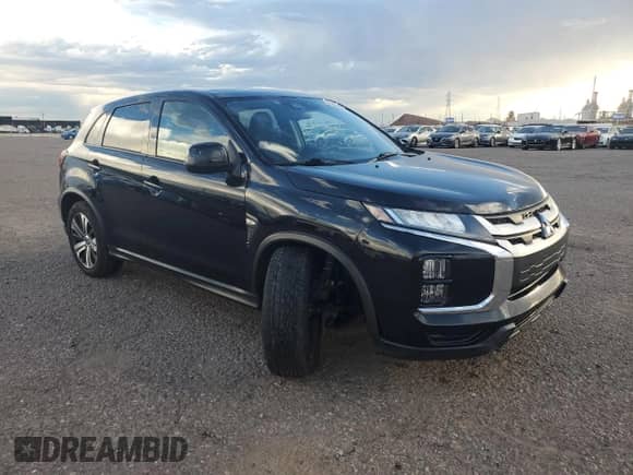 2021 Mitsubishi Outlander ES with VIN JA4APUAUXMU027420, listed as a Copart auction lot 89681695 with 121,814 mi miles and Salvage title. Bid and sale history available at DreamBid. Image 4.