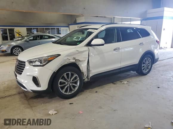 2018 Hyundai Santa Fe SE с VIN KM8SM4HF2JU267630, выставлен на аукционе Copart как лот 84189155 с пробегом 76 861 миль миль и Списание • Salvage title. История ставок и продаж доступна на DreamBid. Изображение 1.