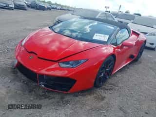 2018 Lamborghini Huracan with VIN ZHWUR2ZF7JLA10206, listed as a IAAI auction lot 43366325 with 22,952 mi miles and . Bid and sale history available at DreamBid. Image 2.