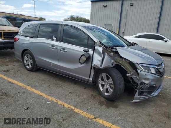 2020 Honda Odyssey EX с VIN 5FNRL6H56LB045886, выставлен на аукционе Copart как лот 71141355 с пробегом 38 851 миль миль и Списание • Salvage title. История ставок и продаж доступна на DreamBid. Изображение 4.