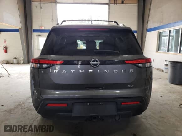 2023 Nissan Pathfinder SV with VIN 5N1DR3BB9PC265737, listed as a Copart auction lot 79259494 with 26,553 mi miles and Salvage title. Bid and sale history available at DreamBid. Image 6.