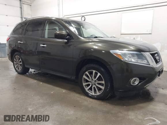 2015 Nissan Pathfinder SL z VIN 5N1AR2MM3FC650012, wystawiony jako IAAI lot #42402958 z przebiegiem 118 329 mil mil oraz . Historia ofert i sprzedaży dostępna na DreamBid. Obrazek 1.