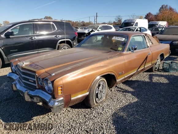 1977 Dodge Charger with VIN XS22N7R166098, listed as a Copart auction lot 76744184 with 769,051 mi miles and Clean title. Bid and sale history available at DreamBid. Image 1.