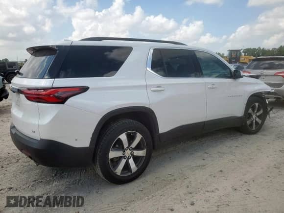 2022 Chevrolet Traverse LT with VIN 1GNEVHKW2NJ108331, listed as a Copart auction lot 68518885 with 56,560 mi miles and Salvage title. Bid and sale history available at DreamBid. Image 3.