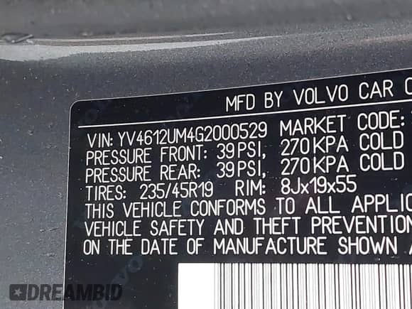 2016 Volvo S60 T5 Platinum с VIN YV4612UM4G2000529, выставлен на аукционе IAAI как лот 42299464 с пробегом 124 201 миль миль и . История ставок и продаж доступна на DreamBid. Изображение 9.