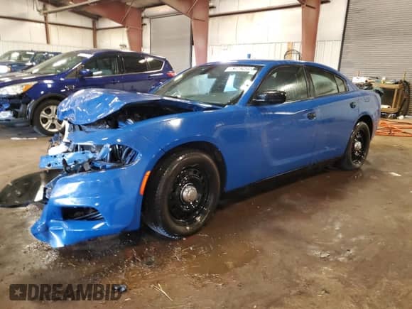2022 Dodge Charger Police с VIN 2C3CDXKG7NH228590, выставлен на аукционе Copart как лот 83982605 с пробегом 40 295 миль миль и Списание • Salvage title. История ставок и продаж доступна на DreamBid. Изображение 1.