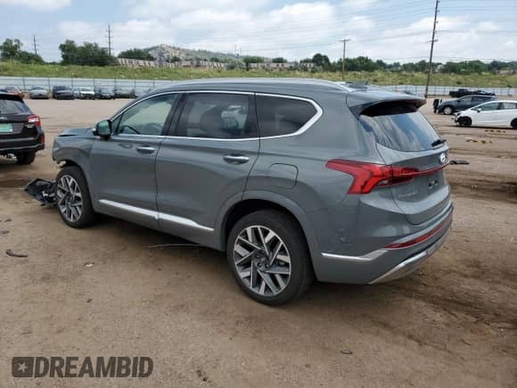 2023 Hyundai Santa Fe Calligraphy с VIN 5NMS5DAL0PH592665, выставлен на аукционе Copart как лот 65062395 с пробегом 20 075 миль миль и Списание • Salvage title. История ставок и продаж доступна на DreamBid. Изображение 2.