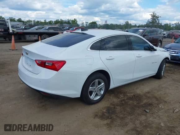 2025 Chevrolet Malibu LS with VIN 1G1ZB5ST9SF104193, listed as a IAAI auction lot 43085693 with 4,318 mi miles and . Bid and sale history available at DreamBid. Image 4.