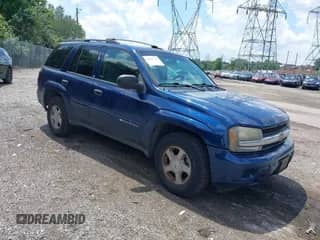 2002 Chevrolet TrailBlazer LS with VIN 1GNDT13S622437186, listed as a IAAI auction lot 42646255 with 209,255 mi miles and . Bid and sale history available at DreamBid. Image 1.